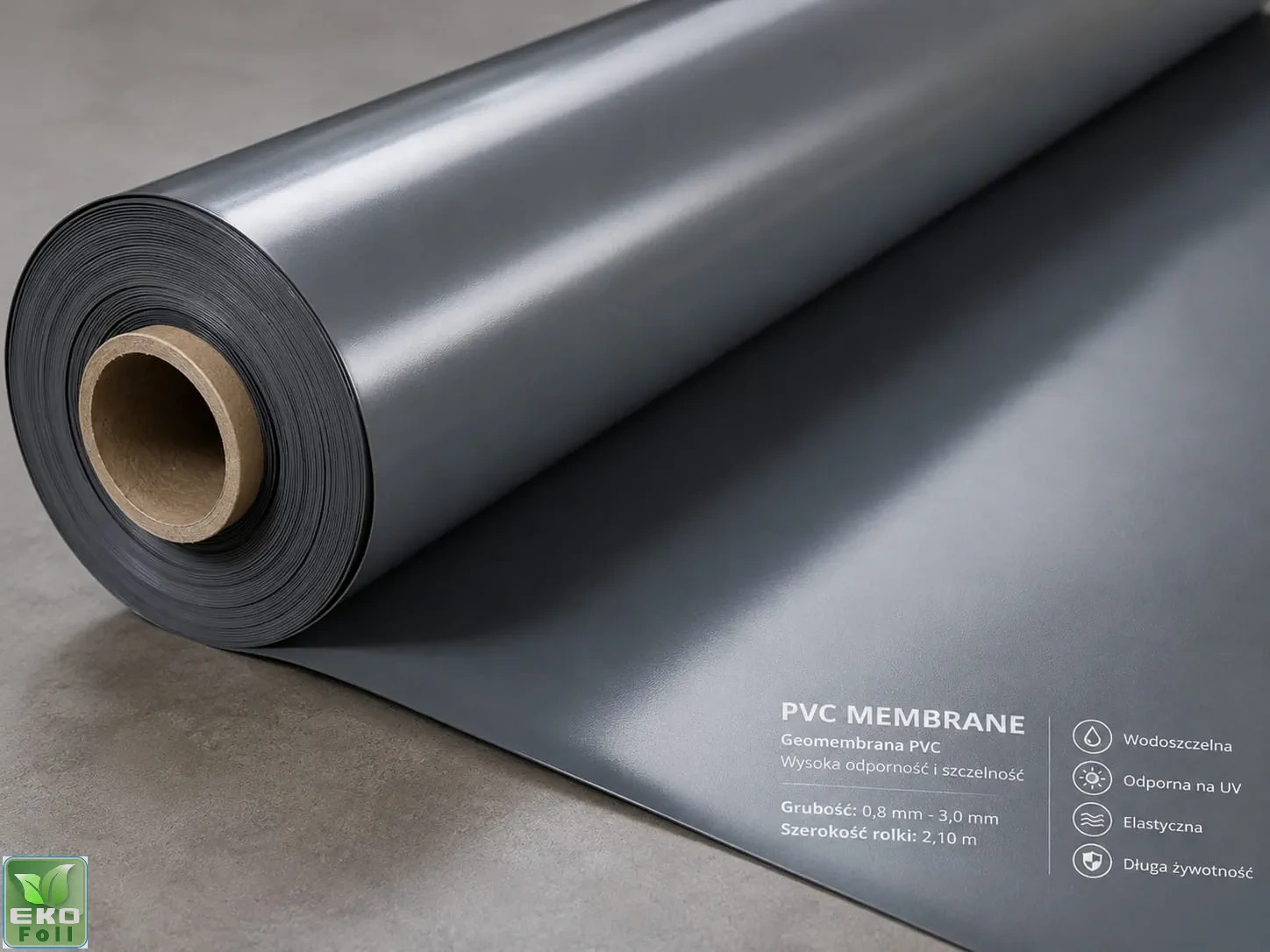 Folia PVC do oczka wodnego 1,0mm + geowłóknina 300g - obrazek 6
